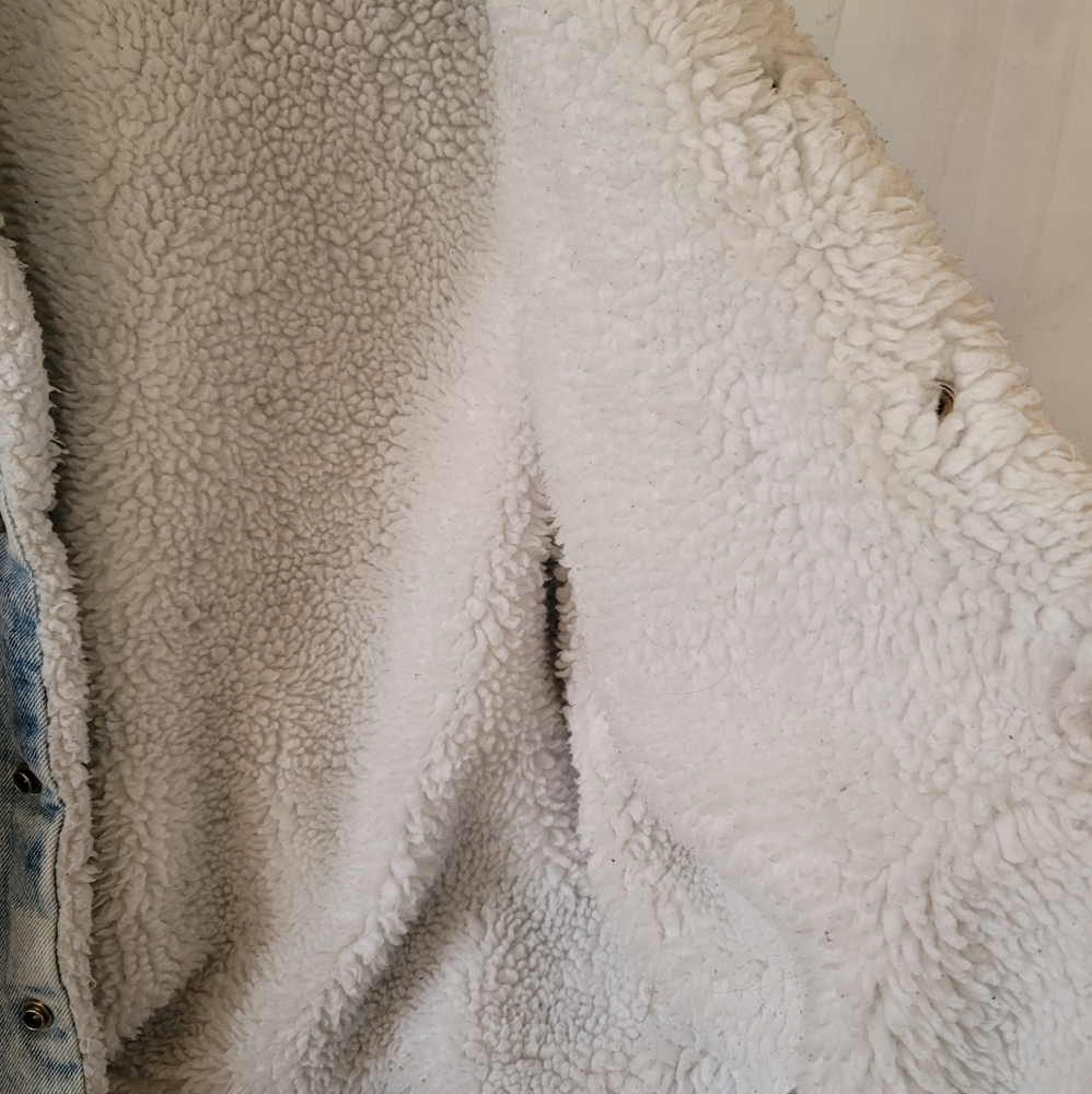 VINTAGE Levi's Sherpa Lined Jacket - Picture 6 of 12